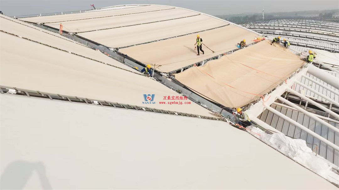 千帆競發勢如虹｜中原國際會展中心膜結構天幕攻堅實錄，擎起中原會展新地標！