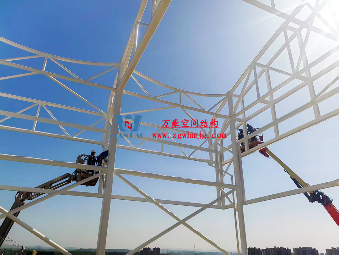 比亞迪紹興嵊州賽車場干拔沙坡觀景平臺PTFE鋼膜結(jié)構(gòu)