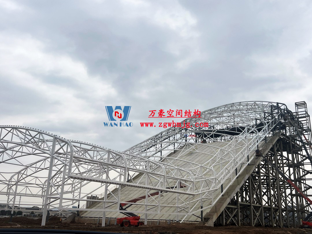 比亞迪紹興嵊州賽車場干拔沙坡觀景平臺PTFE鋼膜結(jié)構(gòu)