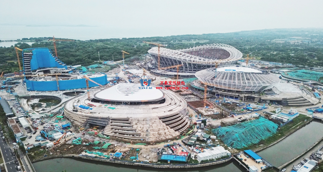 緊跟“蘇超熱浪”，火熱施工中，一只白鷺即將振翅高飛！