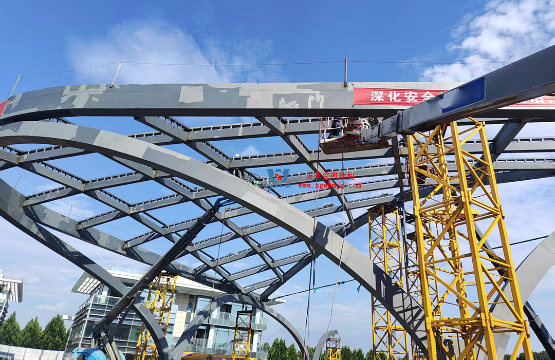 ETFE氣枕膜與雙曲面空間網(wǎng)殼結構結合是什么樣？一起來一睹真容