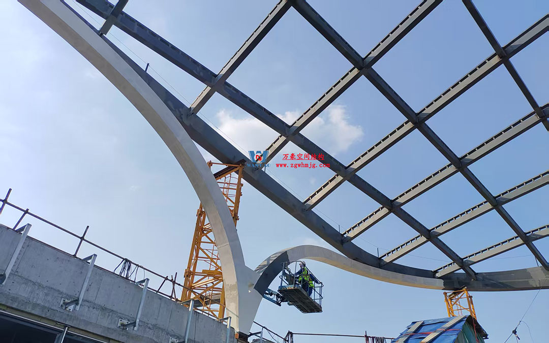 ETFE氣枕膜與雙曲面空間網(wǎng)殼結構結合是什么樣？一起來一睹真容