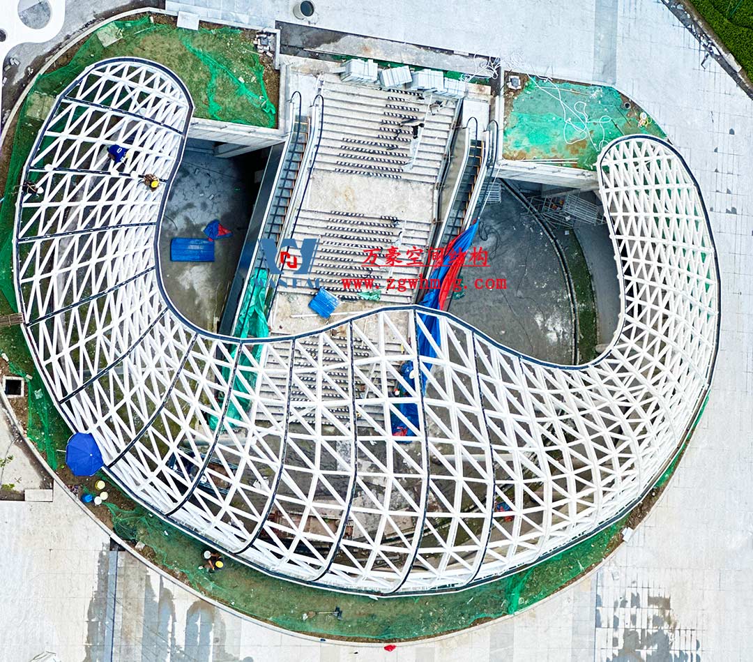 安吉縣人民路地塊房產開發ETFE膜結構項目