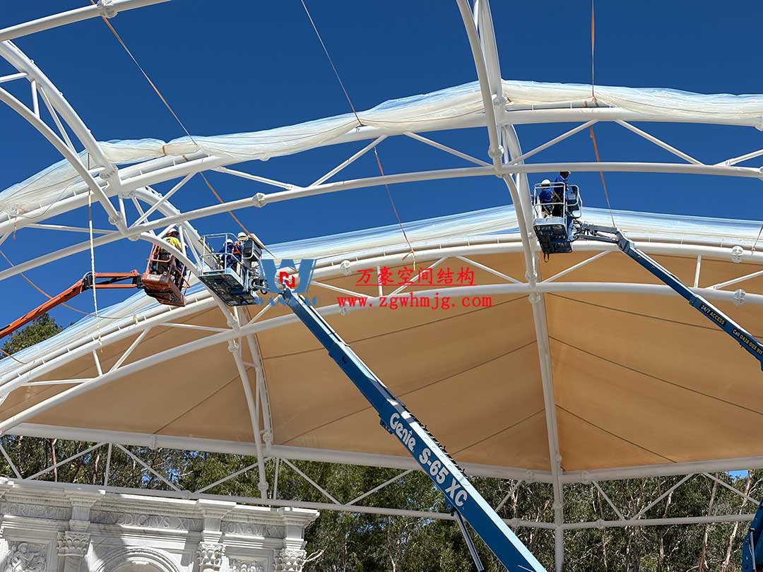 澳大利亞希望島網球中心PTFE膜屋面工程