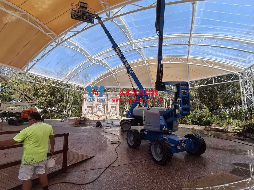 澳大利亞希望島網球中心PTFE膜屋面工程