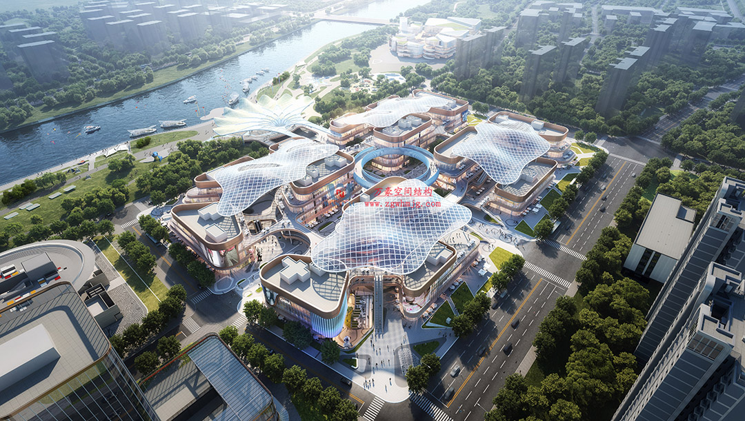 喜報|浙江萬豪集團成功中標石家莊太平河片區合生匯大型ETFE商業天幕! 喜報|浙江萬豪集團成功中標石家莊太平河片區合生匯大型ETFE商業天幕!