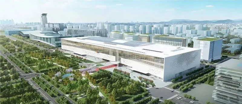 國會二期屋面網殼開始滑移安裝，將建成108米可開合屋面