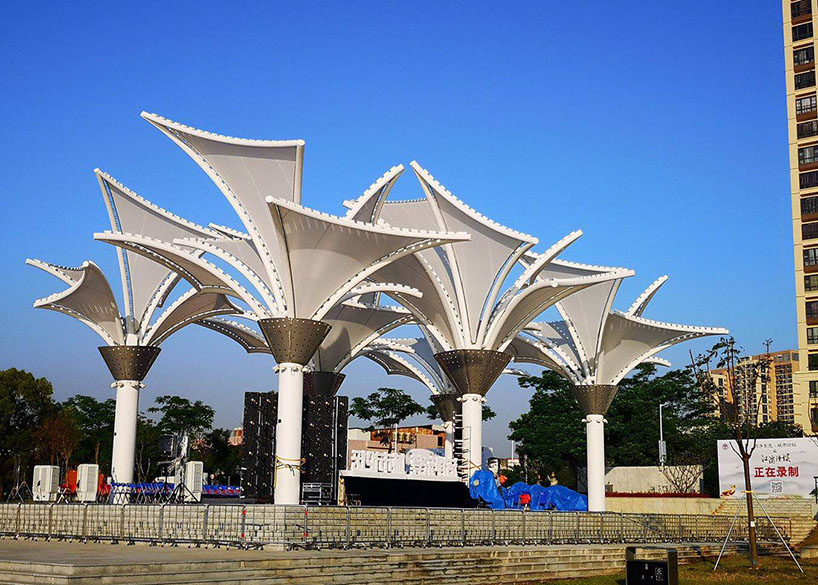 東莞市東江西岸PTFE網格覆膜結構