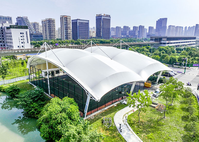 澳大利亞希望島網球中心PTFE膜屋面項目