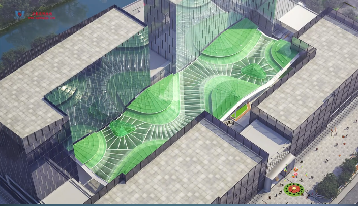 別具特色的鋼膜結構天幕