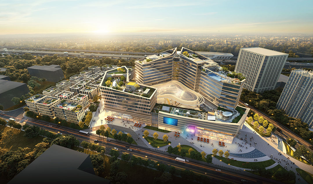 捷報頻傳！浙江萬豪集團中標(biāo)上海寶山商辦項目中庭天幕