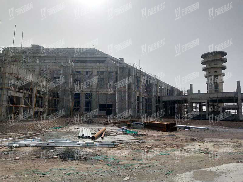 青海茶卡鹽湖天空之境集散中心鋼膜結構項目竣工