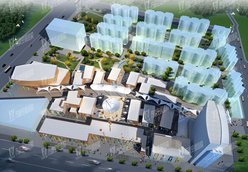 舟山恒都匯商業廣場膜結構