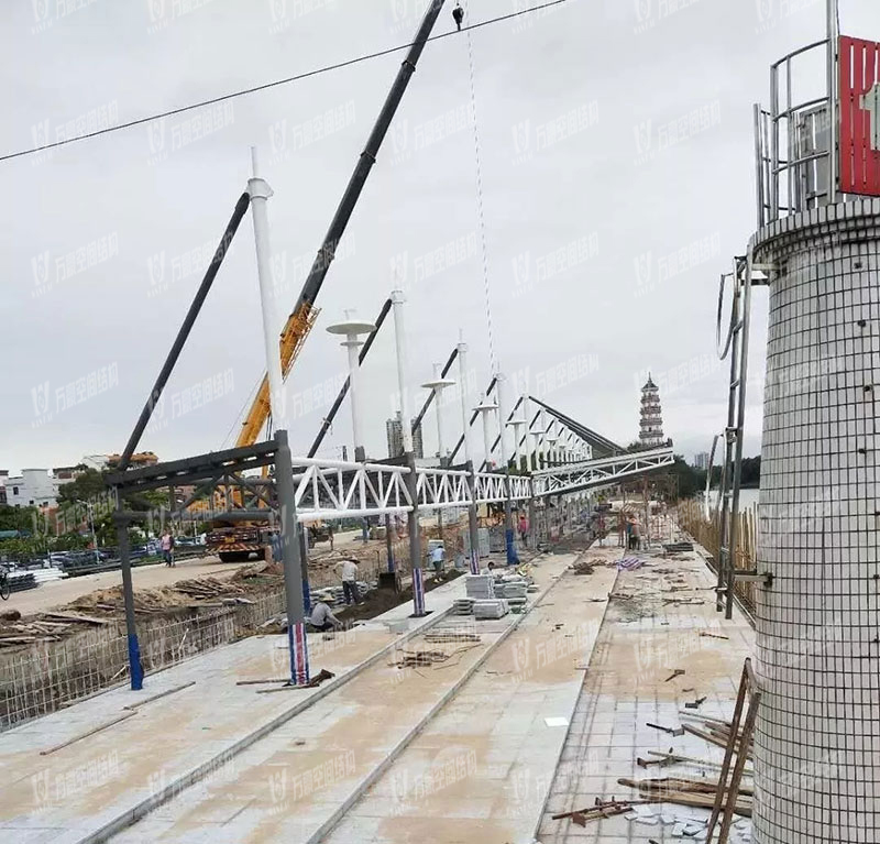 東莞市東江西岸PTFE網格覆膜結構